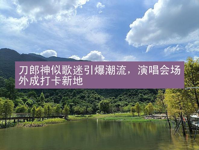 刀郎神似歌迷引爆潮流，演唱会场外成打卡新地